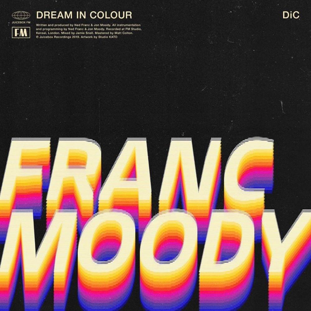 Album cover art for "Dream in Colour" by Franc Moody