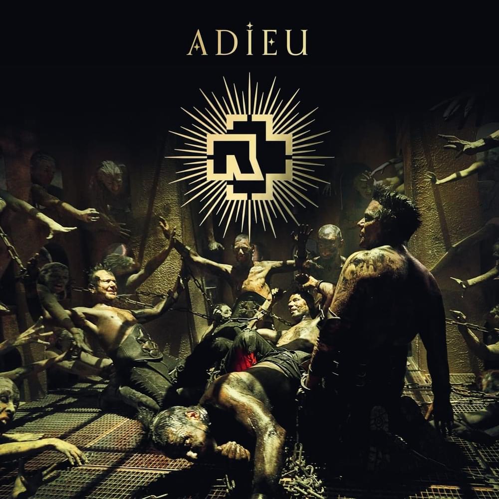 Album cover art for "Adieu" by Rammstein