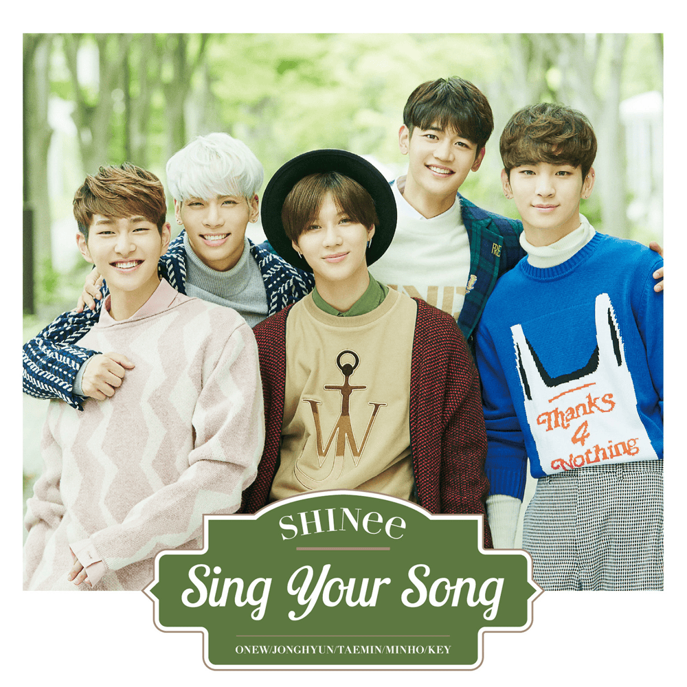 Album cover art for "Sing Your Song" by SHINee