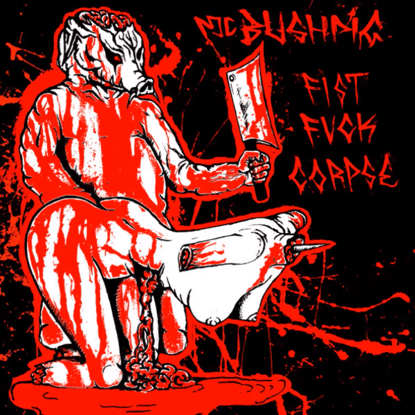 Album cover art for "Molested In Gore Vision" by BUSHPIG SCATBUTCHER