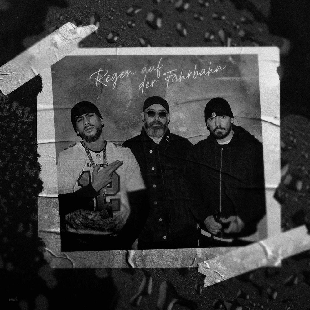 Album cover art for "REGEN AUF DER FAHRBAHN" by Capital Bra