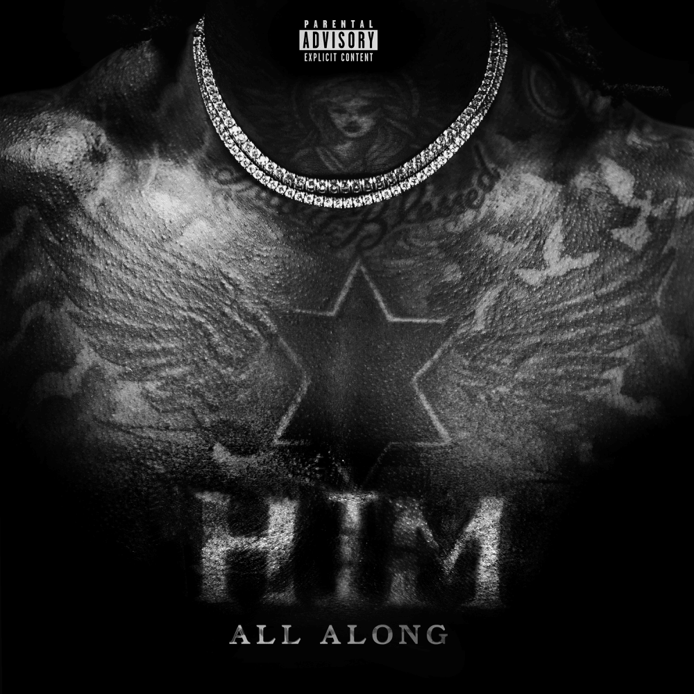 Album cover art for "him all along" by Gunna