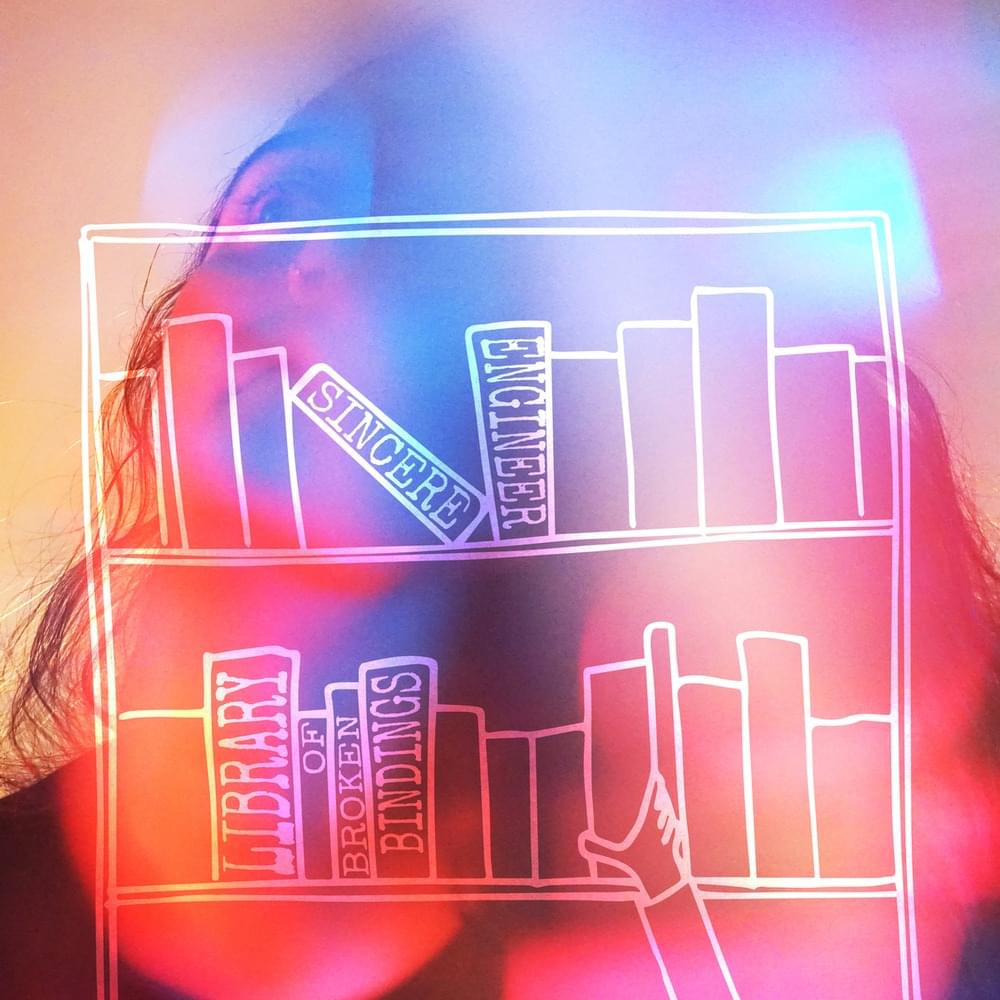 Album cover art for "Library of Broken Bindings" by Sincere Engineer