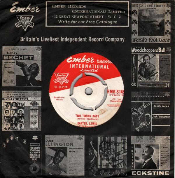Two Timing Baby by Carter-Lewis and the Southerners