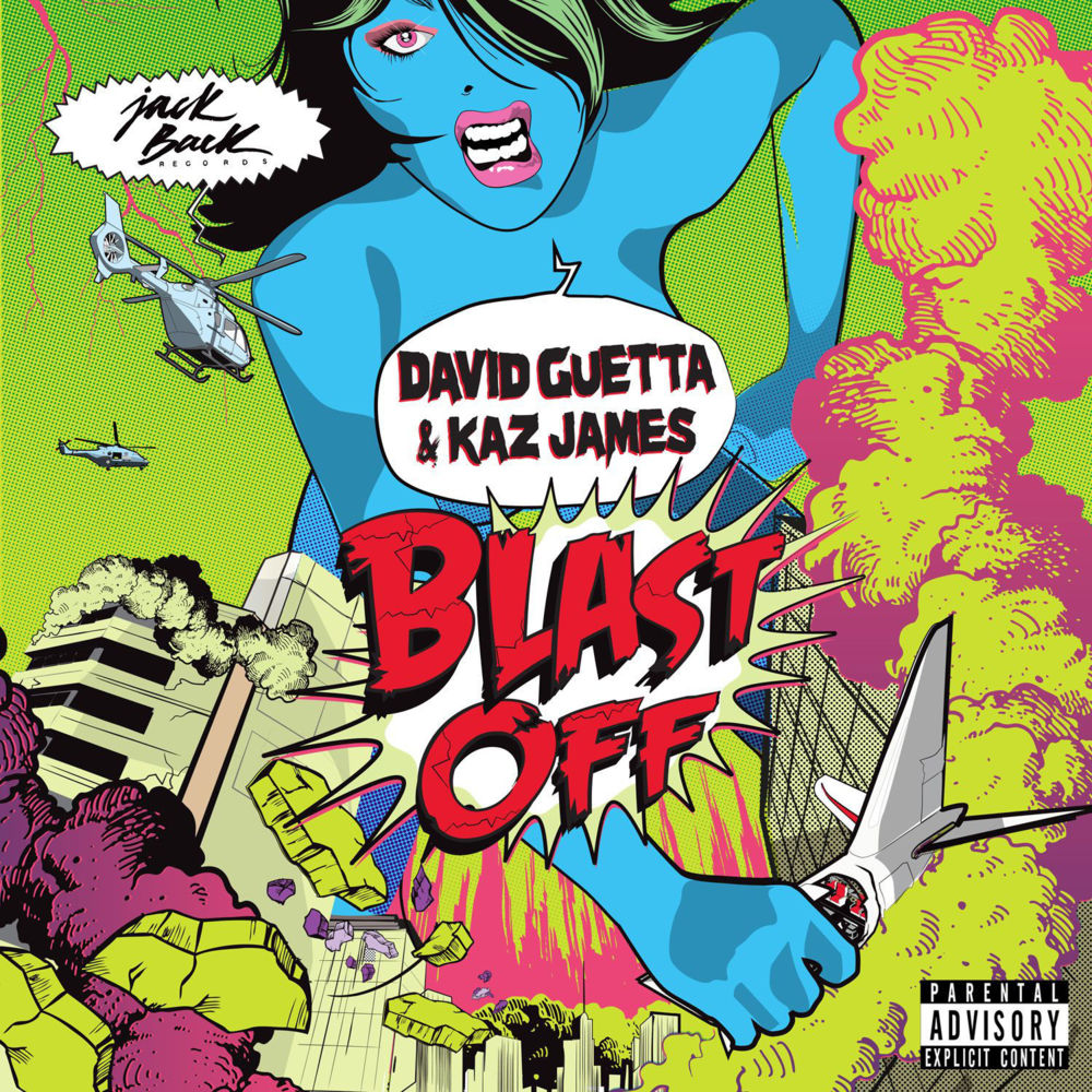 Album cover art for "Blast Off" by David Guetta