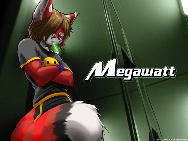 Album cover art for "Megawatt" by Renard