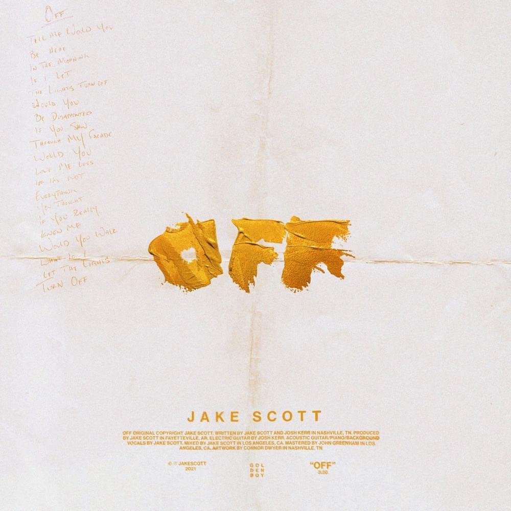 Album cover art for "Off" by Jake Scott