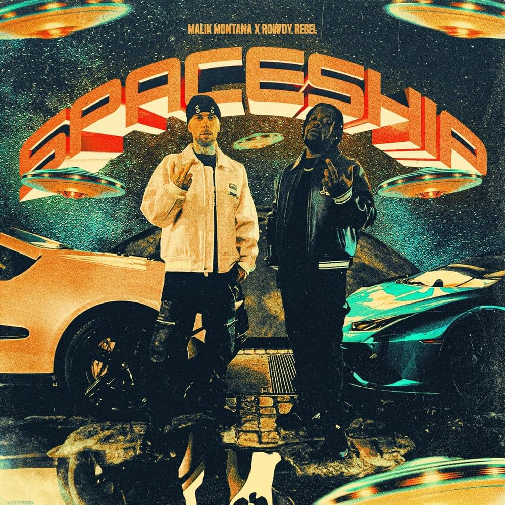 Album cover art for "Spaceship" by Malik Montana