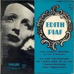 Album cover art for "Y’a Pas D’printemps" by Édith Piaf