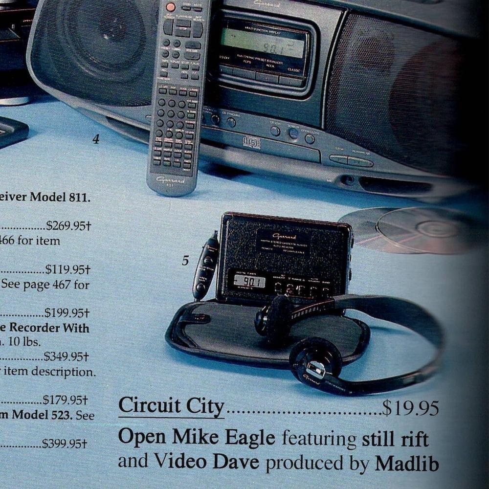 Album cover art for "Circuit City" by Open Mike Eagle & Still Rift & Video Dave