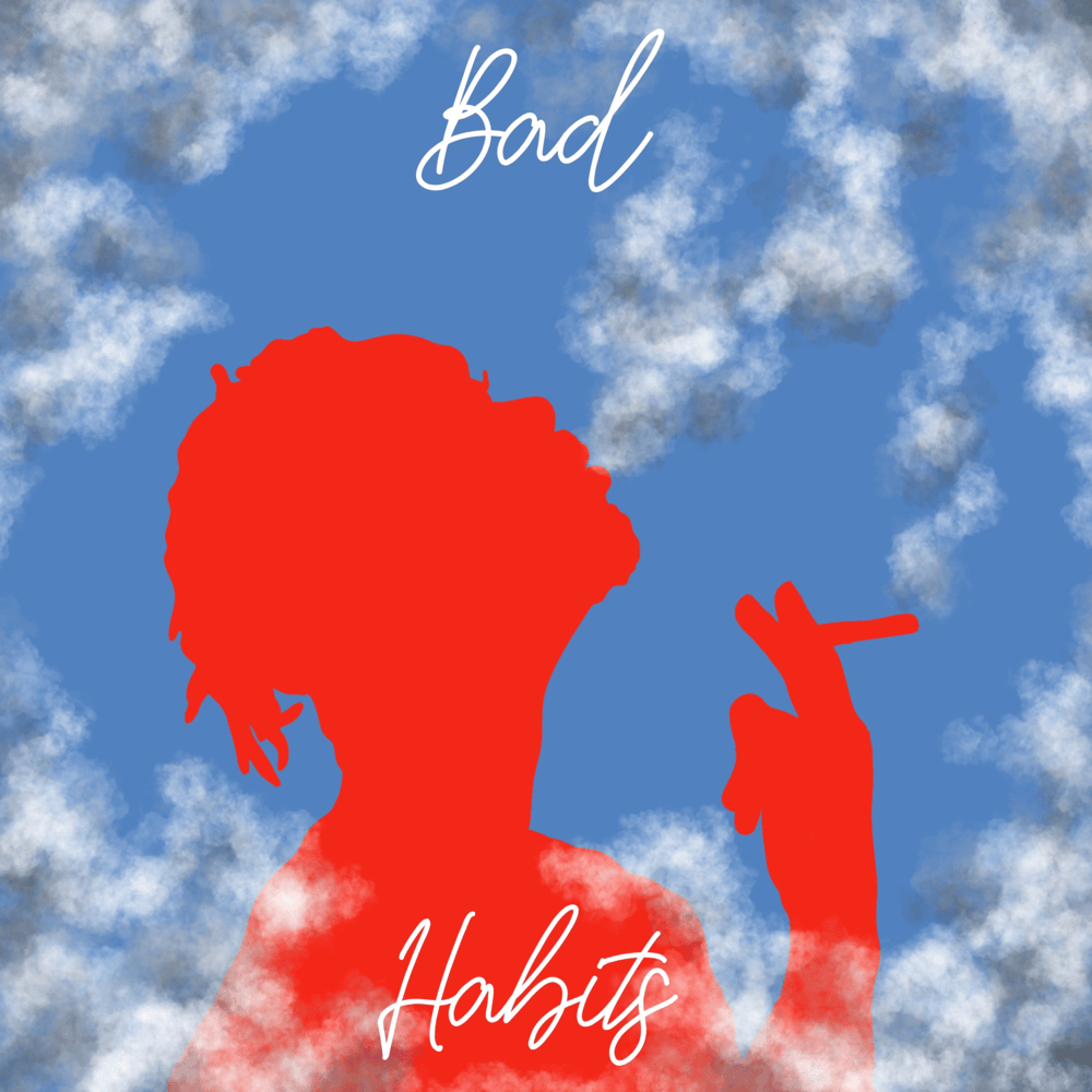 Album cover art for "Bad Habits" by Sybyr