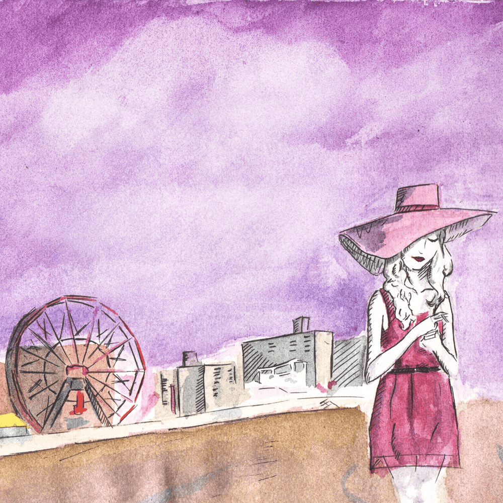 Album cover art for "Девочка из Кони-Айленд (Girl from Coney Island)" by pyrokinesis