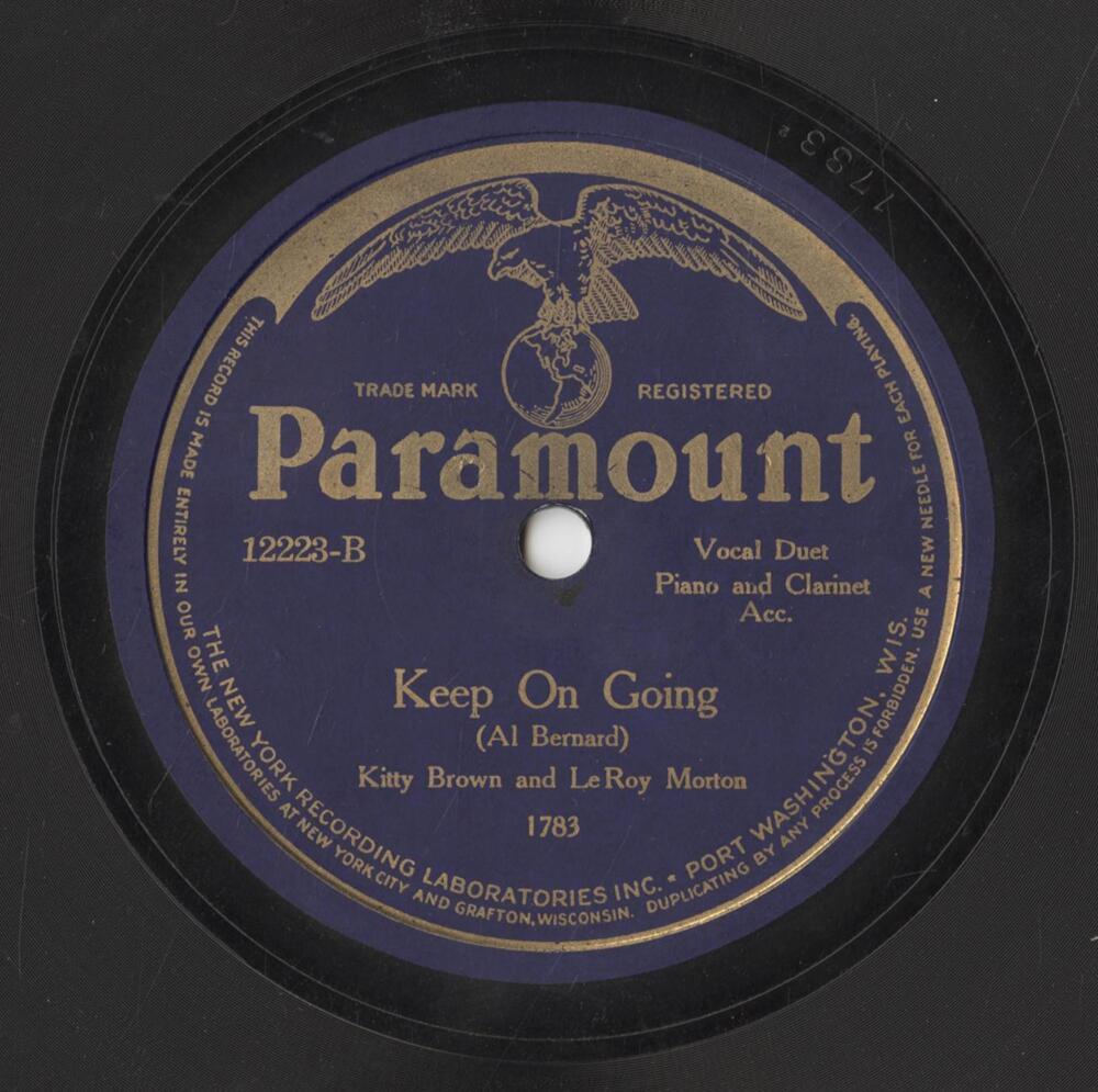 Album cover art for "Keep On Going" by Kitty Brown & Leroy Morton