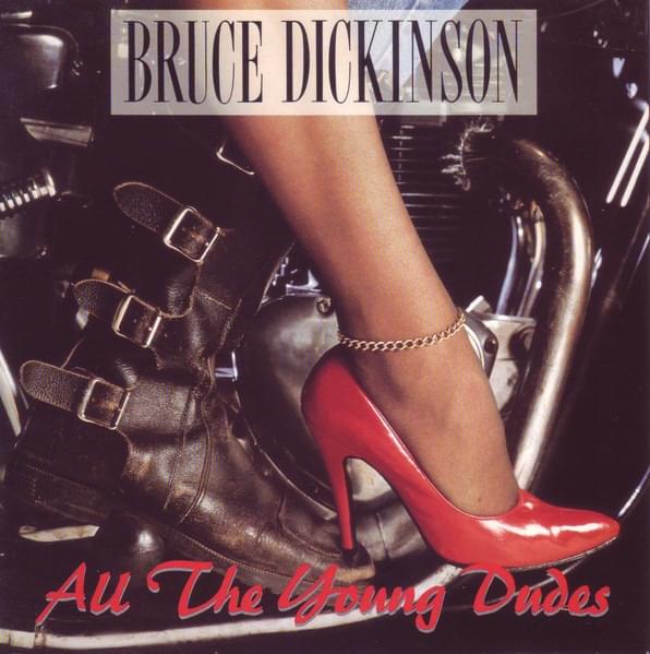 Album cover art for "All the Young Dudes" by Bruce Dickinson