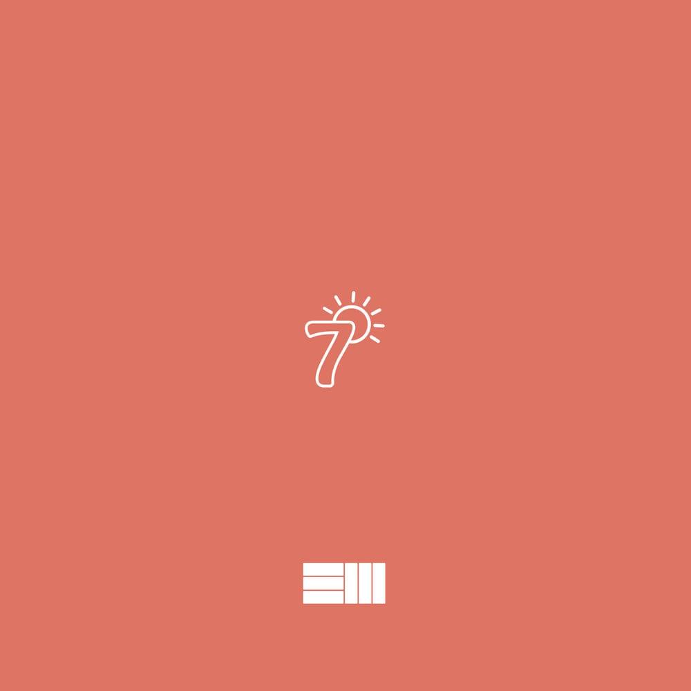 Album cover art for "SUMMER AT 7" by Russ