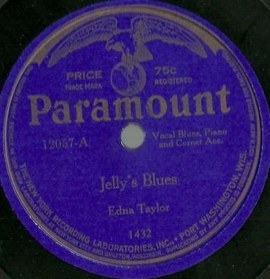 Album cover art for "Jelly’s Blues (Take 3)" by Edna Taylor