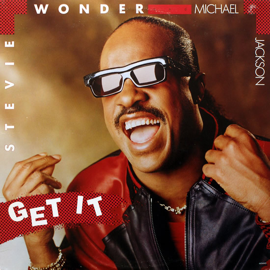 Album cover art for "Get It" by Stevie Wonder & Michael Jackson