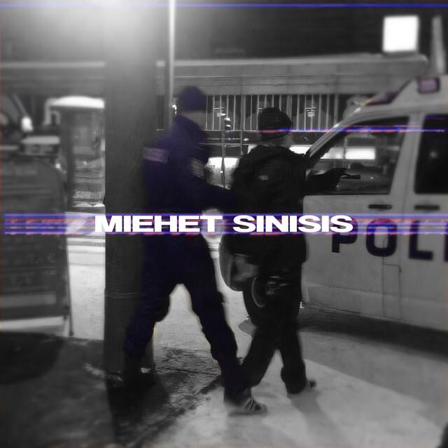 Album cover art for "Miehet sinisis" by Lyttä