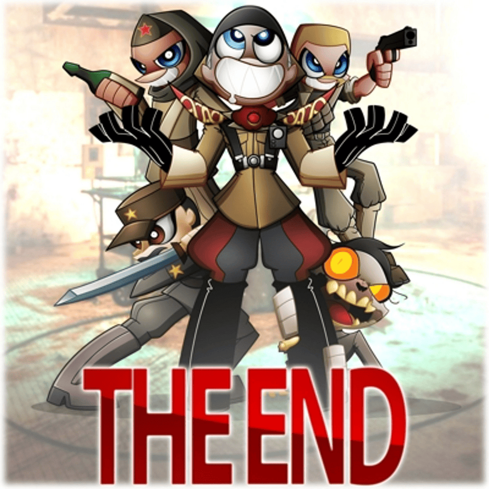 Album cover art for "The End" by Rockit Music