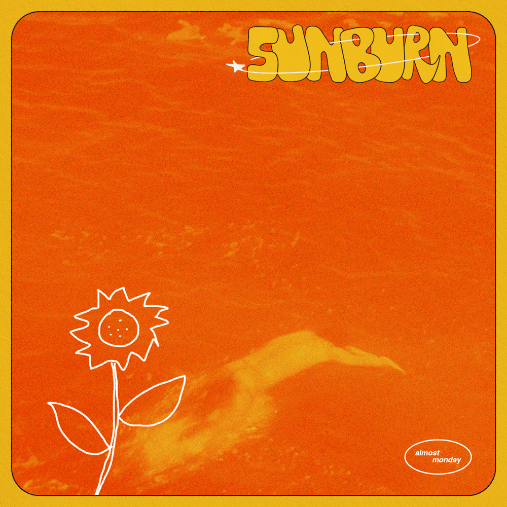 Album cover art for "sunburn" by almost monday