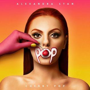 Album cover art for "Cherry Pop" by Alexandra Stan