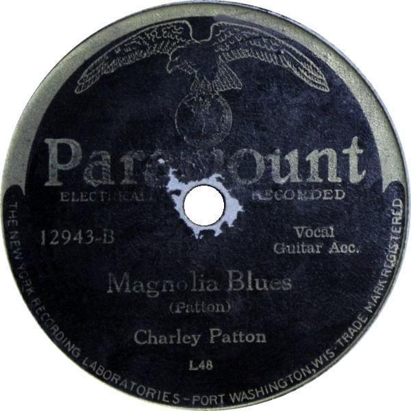 Album cover art for "Magnolia Blues" by Charley Patton