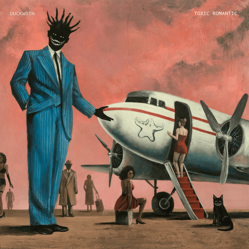 Album cover art for "Toxic Romantic" by DUCKWRTH