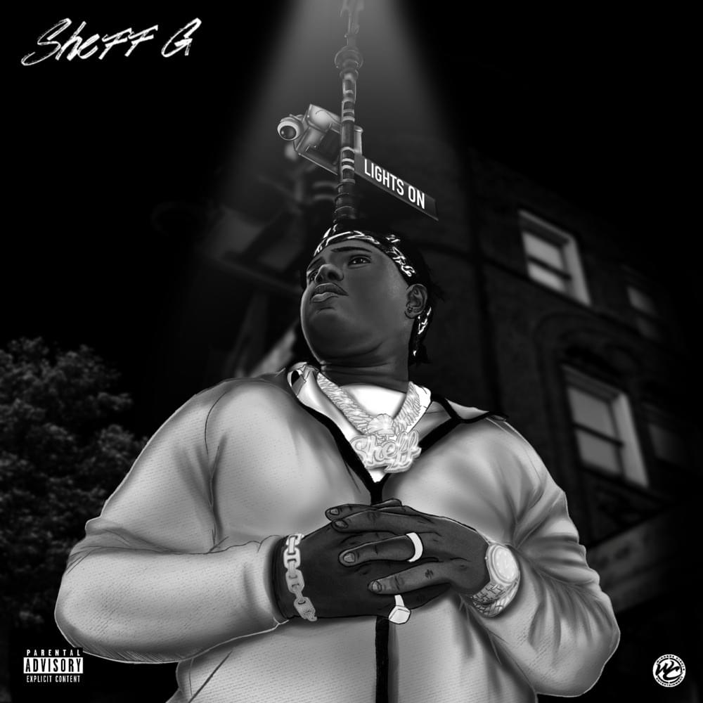 Album cover art for "Lights On" by Sheff G