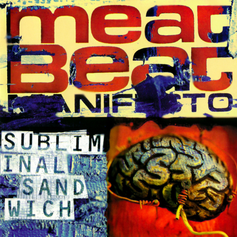 Album cover art for "She’s Unreal" by Meat Beat Manifesto & Joe Gore