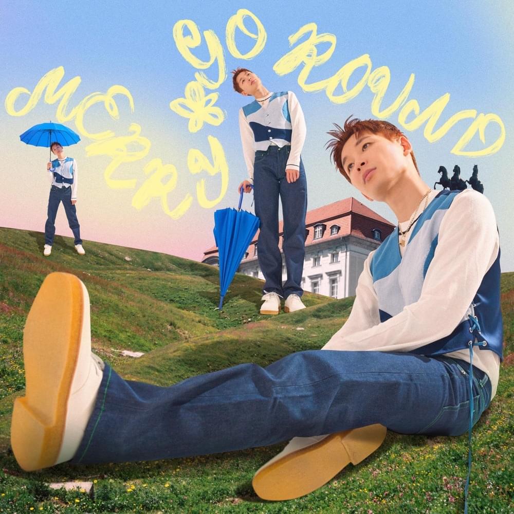 Album cover art for "MERRY GO ROUND ◔" by Grizzly (그리즐리)