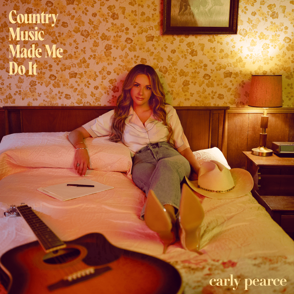 Album cover art for "country music made me do it" by Carly Pearce