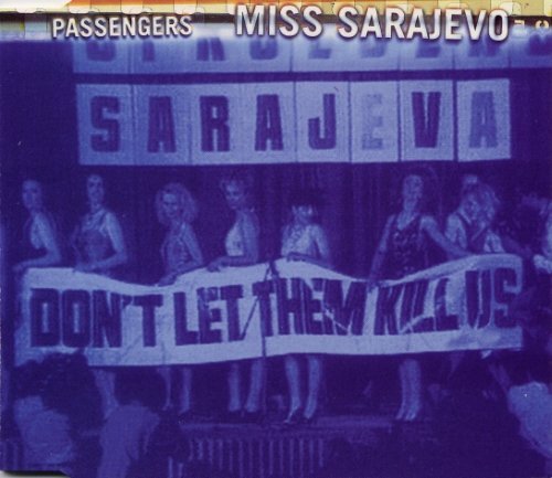 Album cover art for "Miss Sarajevo" by U2 & Luciano Pavarotti