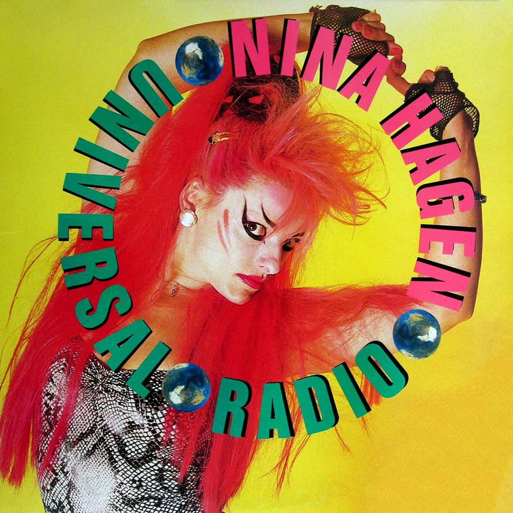 Album cover art for "Universal Radio" by Nina Hagen