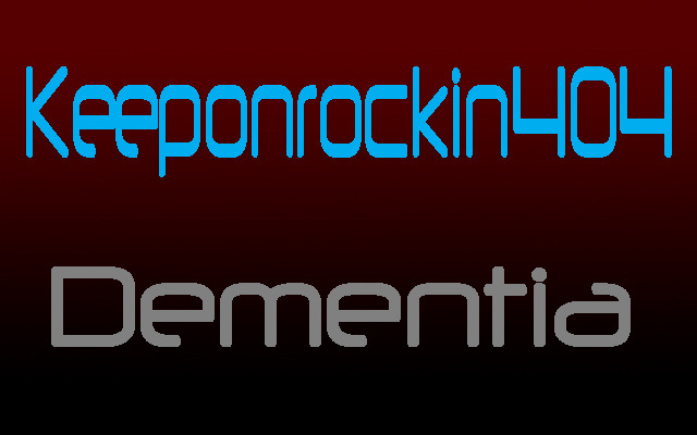 Album cover art for "Dementia (Single Version)" by 404