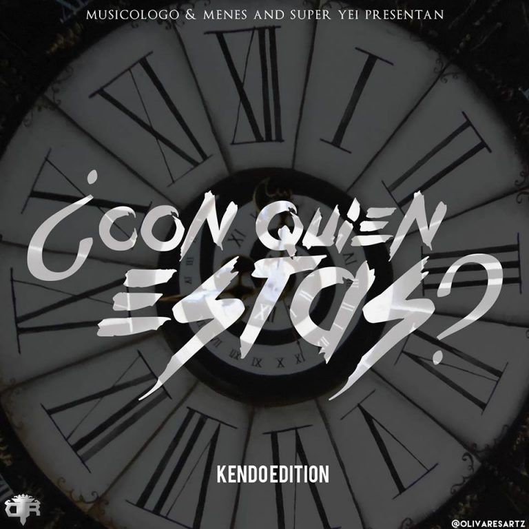 Album cover art for "Con Quien Estas" by Kendo Kaponi