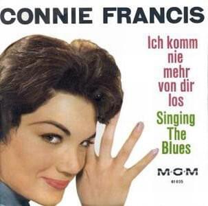 Album cover art for "Ich Komm Nie Mehr Von Dir Los" by Connie Francis