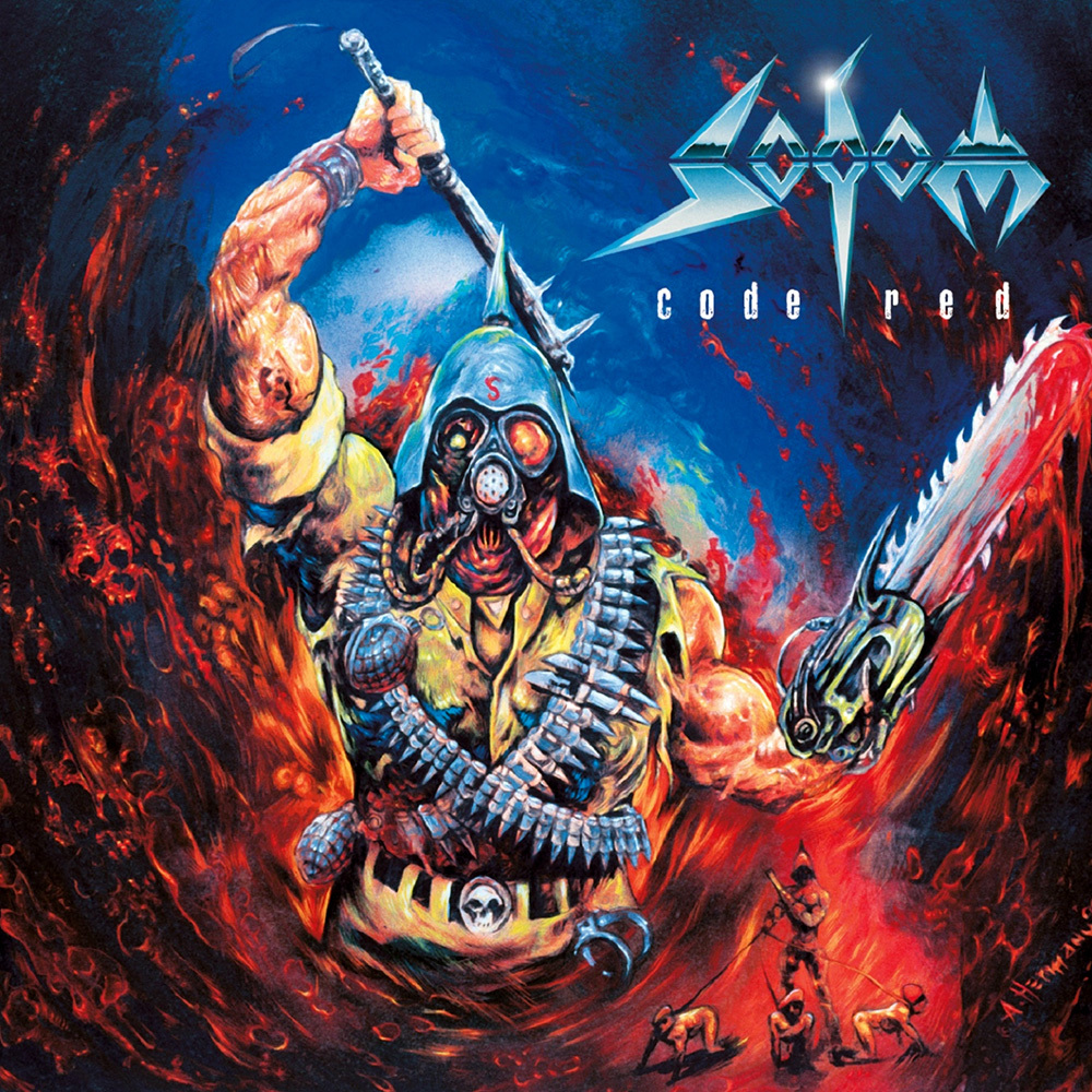 Album cover art for "Code Red" by Sodom