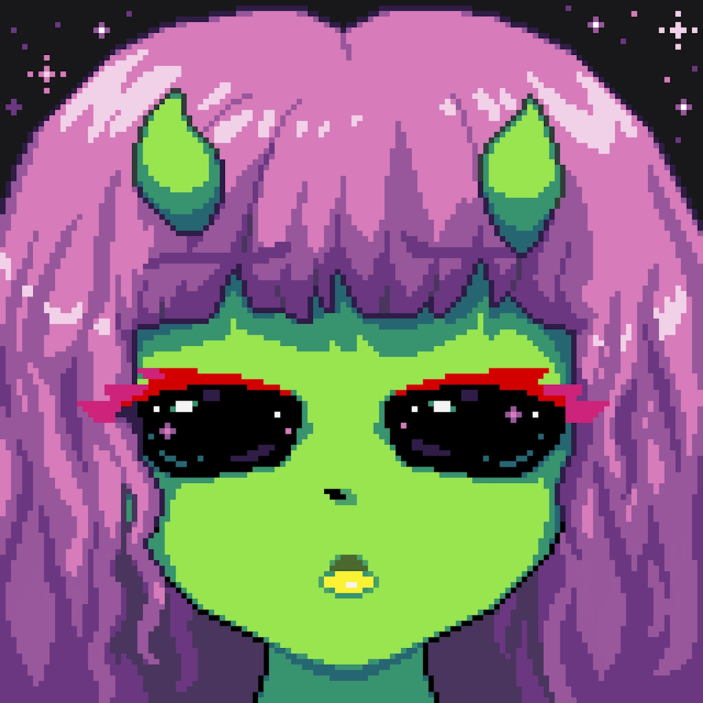 Album cover art for "ИНОПЛАНЕТЯНКА (ALIEN-GIRL)" by Jubilee