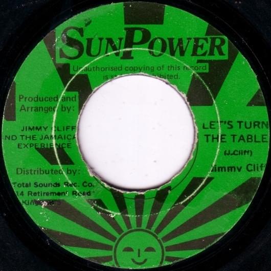 Album cover art for "Let’s Turn The Table" by Jimmy Cliff
