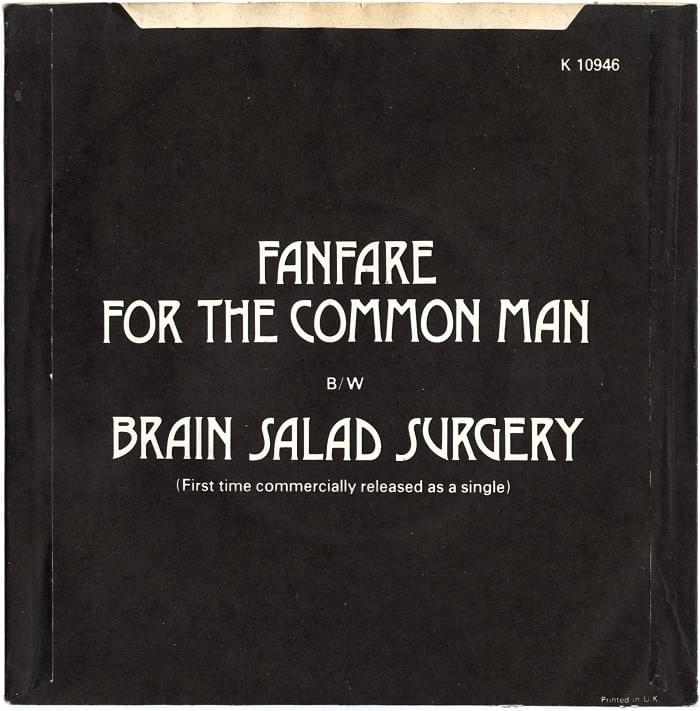 Album cover art for "Fanfare for the Common Man" by Emerson, Lake & Palmer