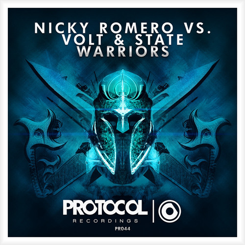 Album cover art for "Warriors" by Nicky Romero & Danny Shah