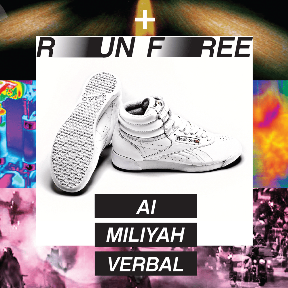 Album cover art for "RUN FREE" by 加藤ミリヤ (MILIYAH)