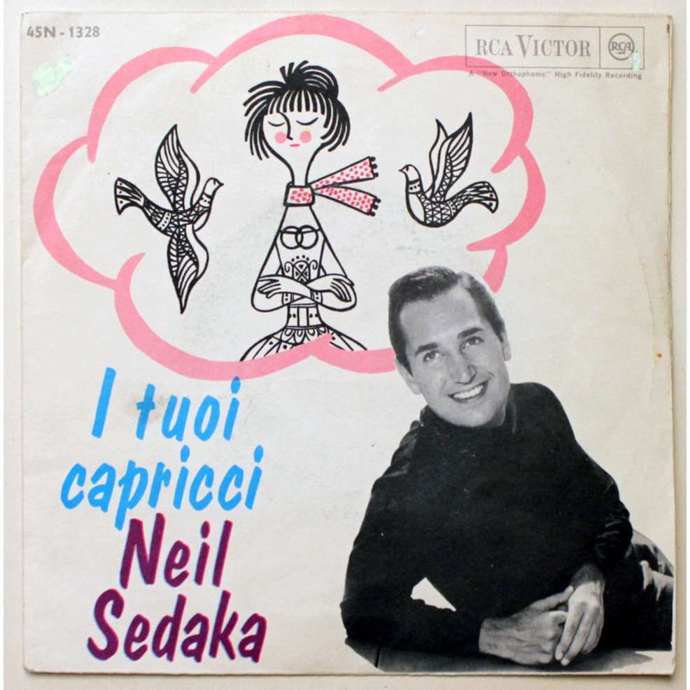 Album cover art for "I Tuoi Capricci" by Neil Sedaka