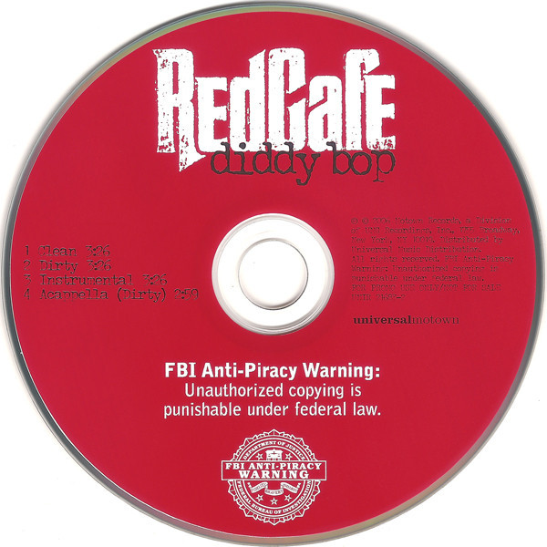 Album cover art for "Diddy Bop" by Red Cafe