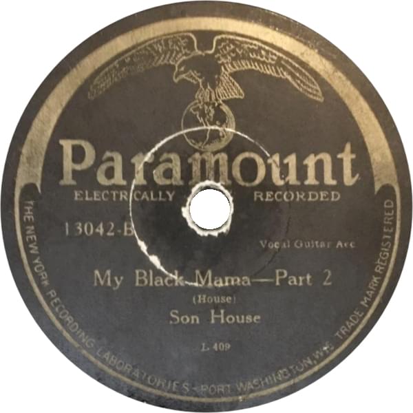 Album cover art for "My Black Mama Part 2" by Son House