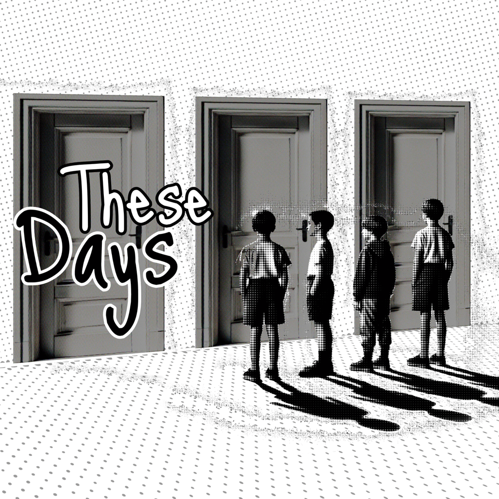 Album cover art for "These Days" by The Great Leslie