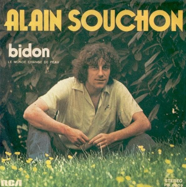 Album cover art for "Bidon" by Alain Souchon