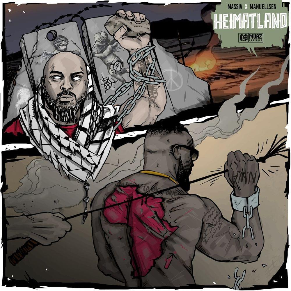 Album cover art for "HEIMATLAND" by Massiv
