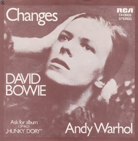Album cover art for "Changes" by David Bowie
