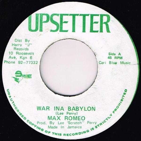 War Ina Babylon by Max Romeo